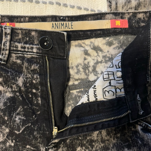 ANIMALE Brazil Acid Wash Jeans - Picture 3 of 7